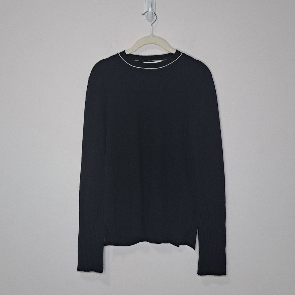 La Lignes lean lines 100% cashmere sweater black XS - Picture 2 of 5